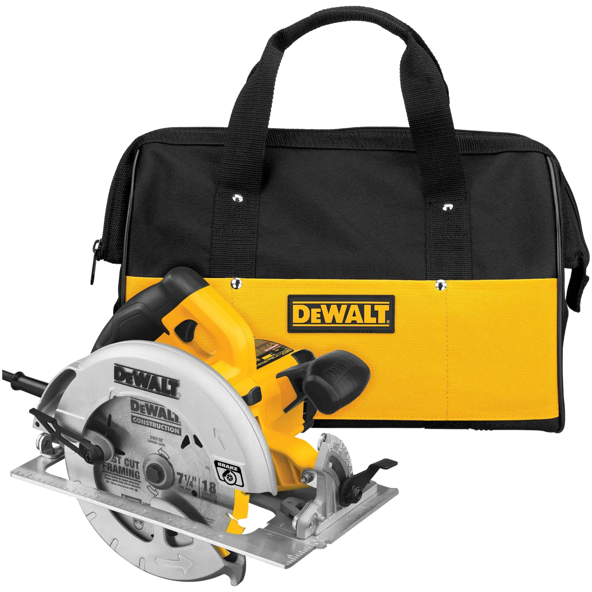 DeWalt DWE575SB 7-1/4 in. Lightweight Circular Saw With Contractor Bag (Tool Only) - image 1