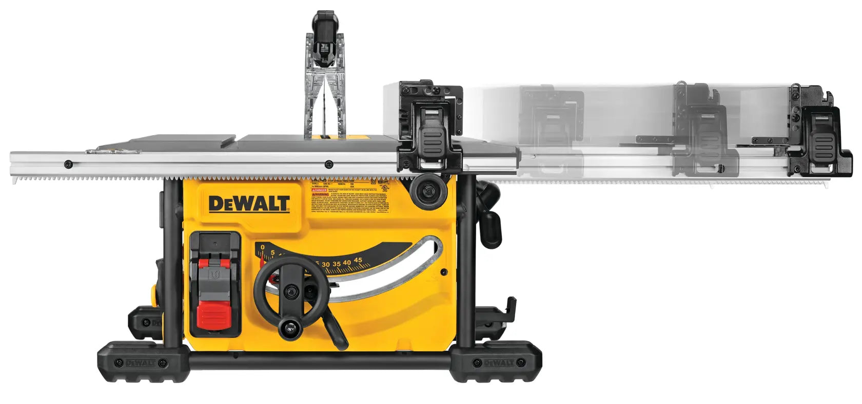 DeWalt DWE7485 8-1/4 in. 15A Compact Portable Jobsite Table Saw - image 3