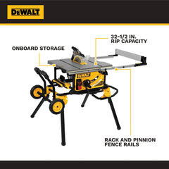 DeWalt DWE7491RS 10 in. Jobsite Table Saw and Rolling Stand - image 4