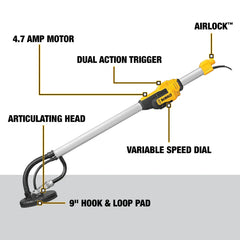 DeWalt DWE7800 4.7 Amp Electric Drywall Sander - image 2