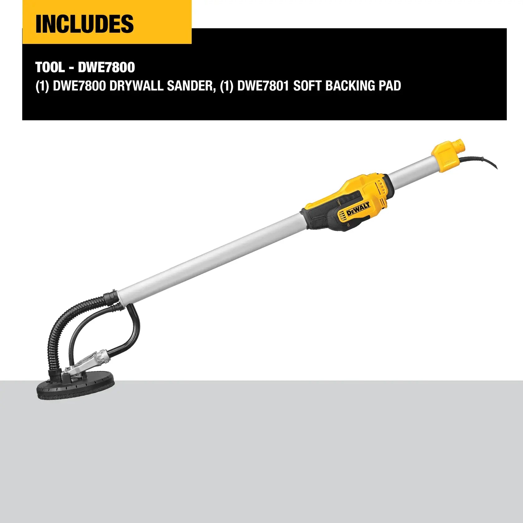 DeWalt DWE7800 4.7 Amp Electric Drywall Sander - image 3