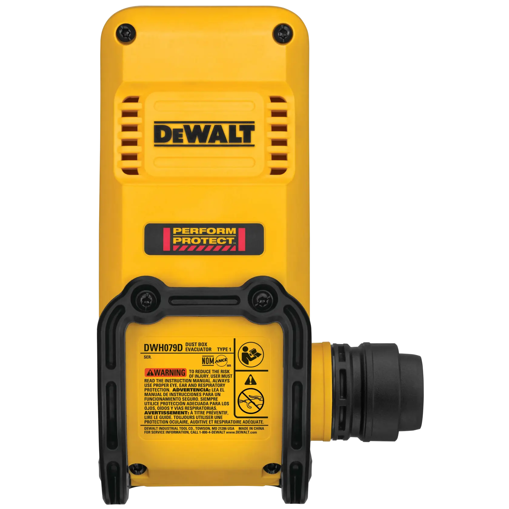 DeWalt DWH079D SDS Rotary Hammer Dust Box Evacuator - image 1