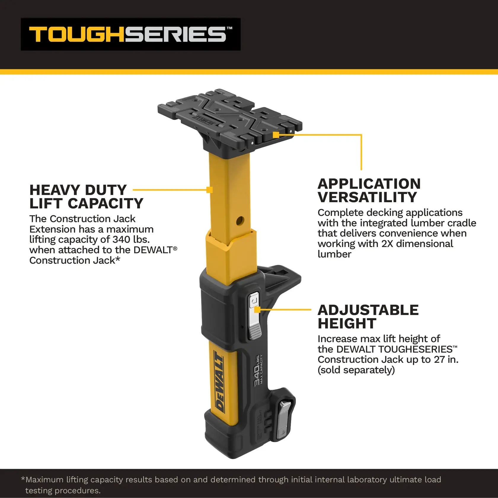 DeWalt DWHT83554 Construction Jack Extension - image 4