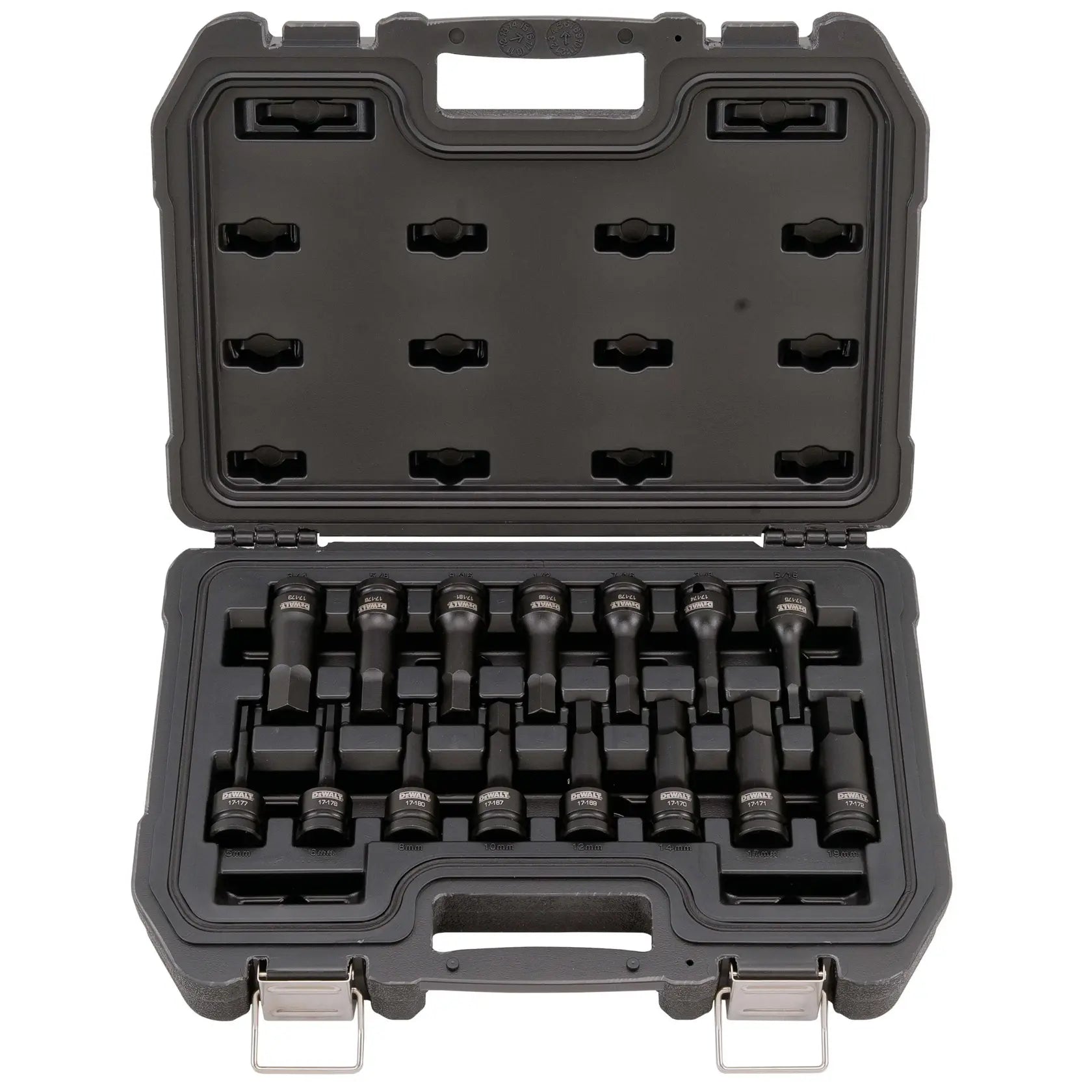 DeWalt DWMT19233 15-Piece 1/2" Drive Combination Impact Hex Bit Socket Set - image 2