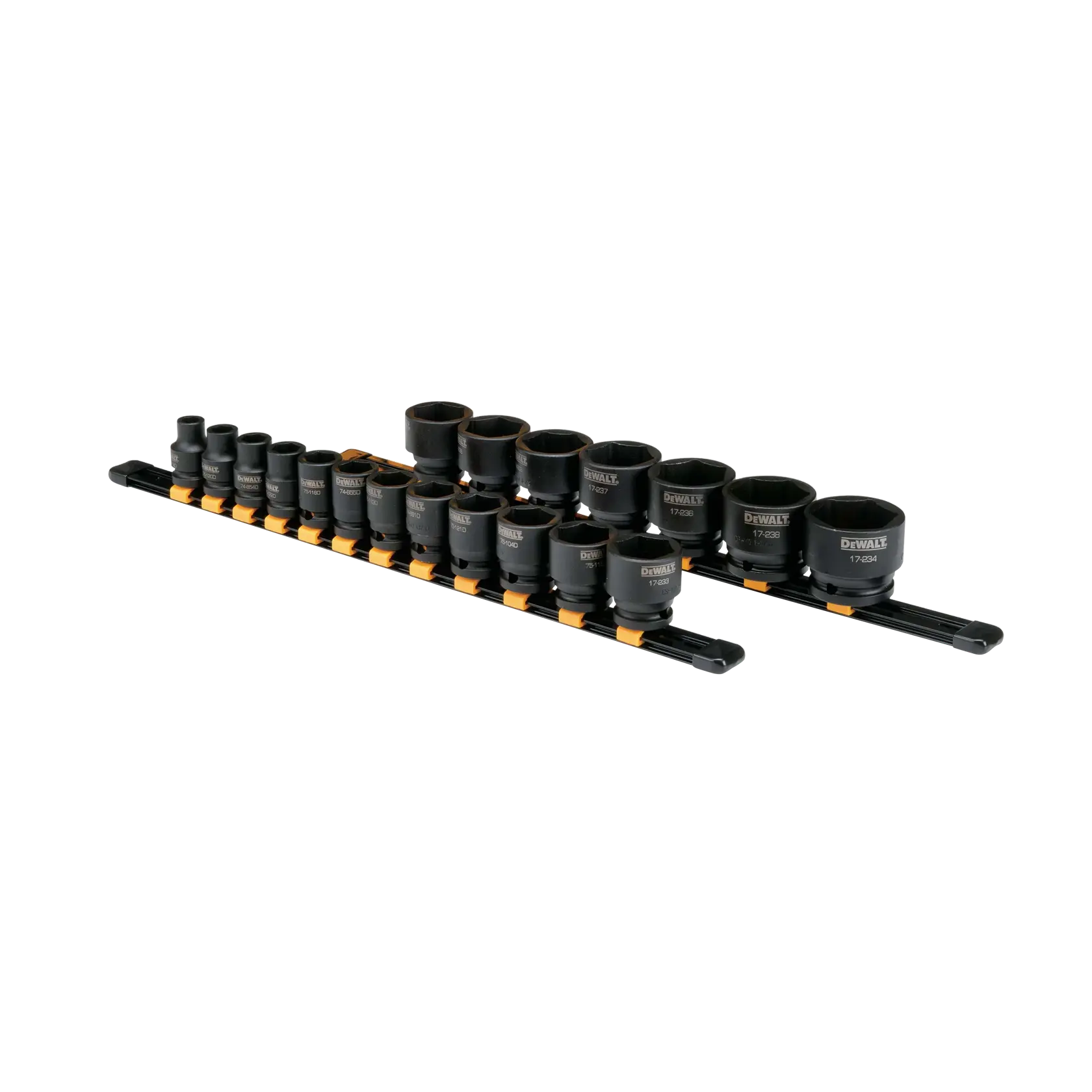 DeWalt DWMT19240 1/2" Drive 6-Point Impact Socket Set, 19-Piece - image 1