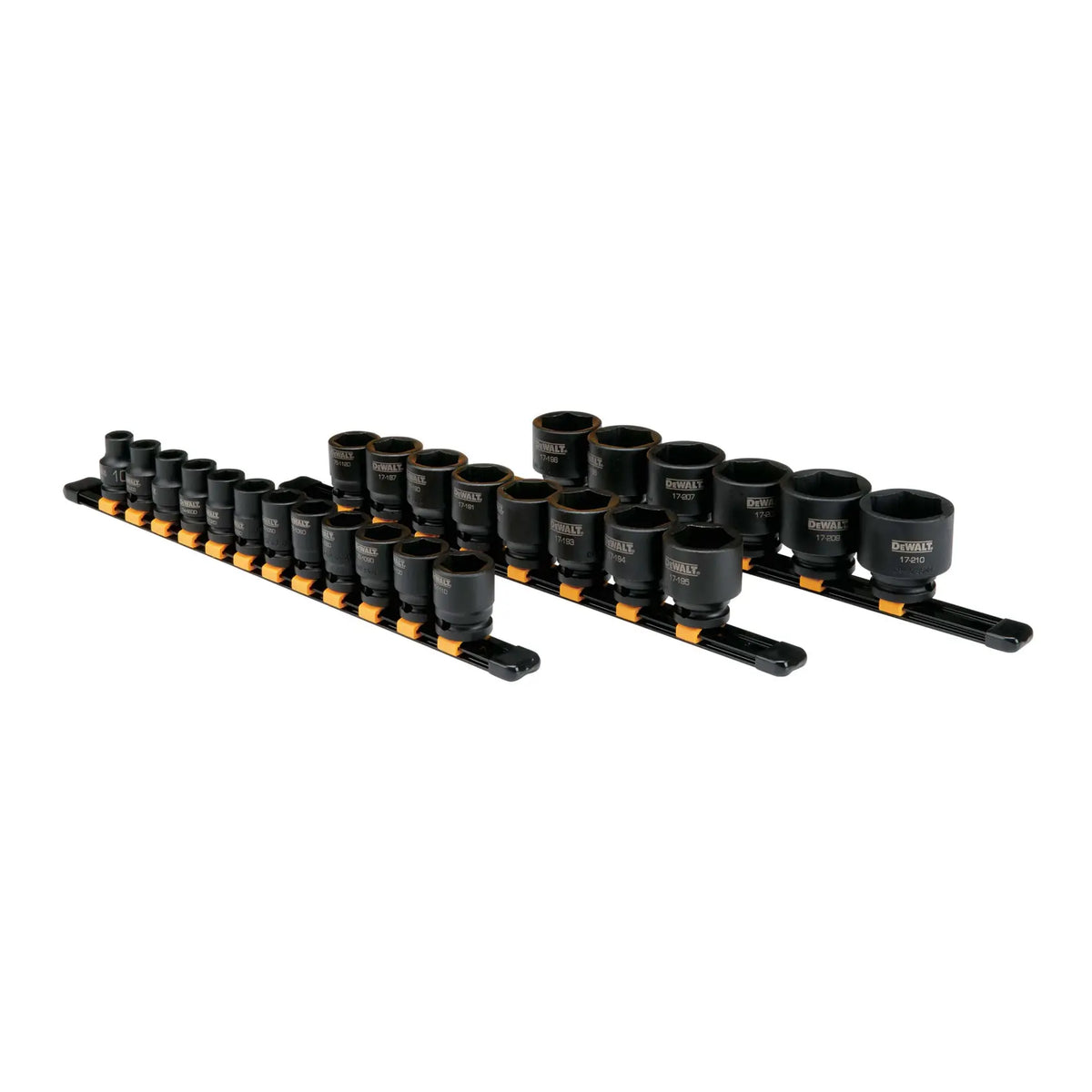 DeWalt DWMT19243 26-Piece 1/2" Drive Metric Impact Socket Set 6 PT - image 1