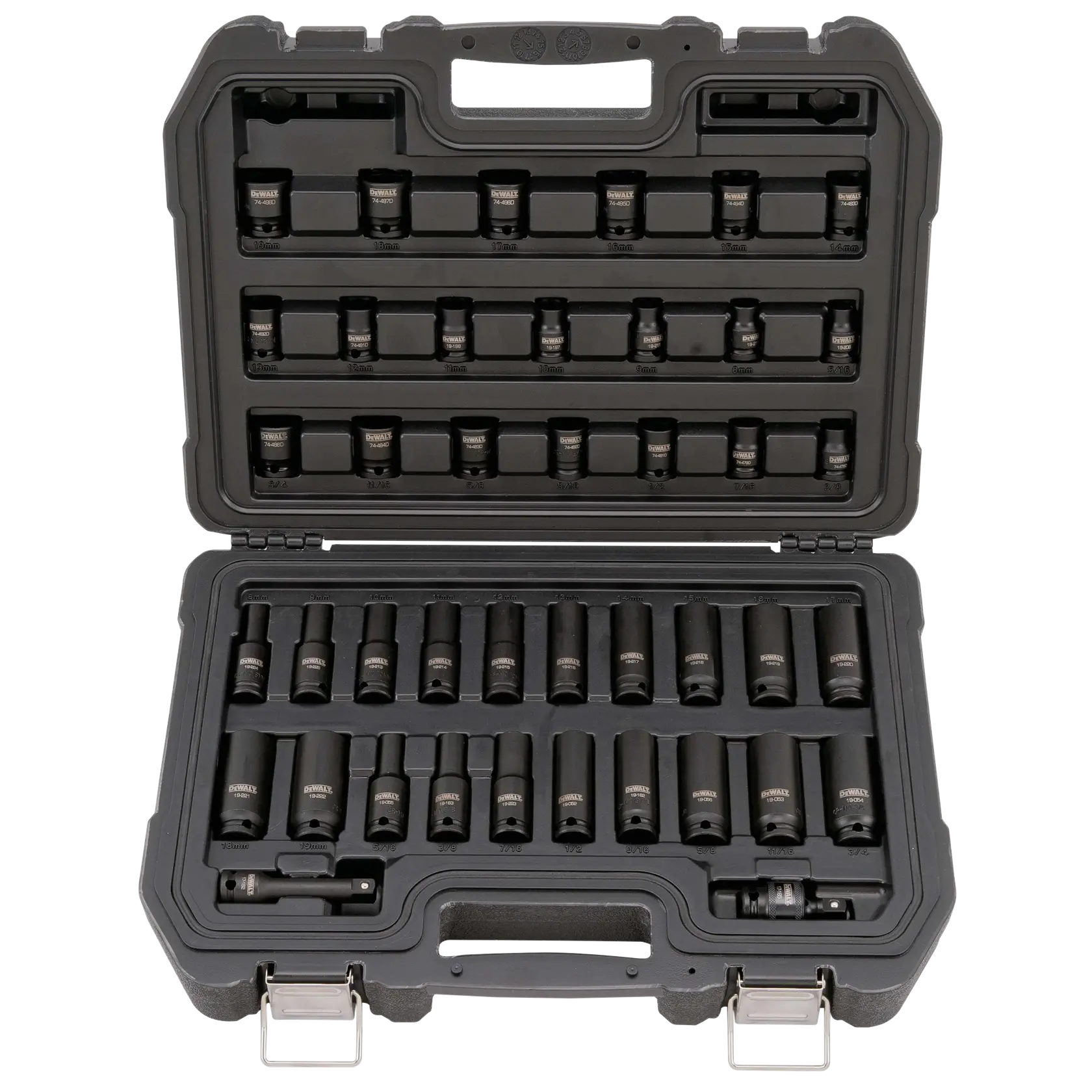 DeWalt DWMT19248 3/8" Drive 6-Point Combination Impact Socket Set, 42-Piece - image 2