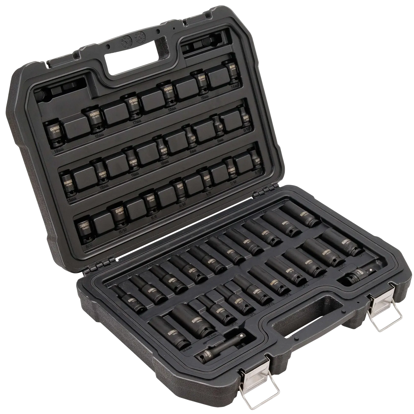 DeWalt DWMT19248 3/8" Drive 6-Point Combination Impact Socket Set, 42-Piece - image 3
