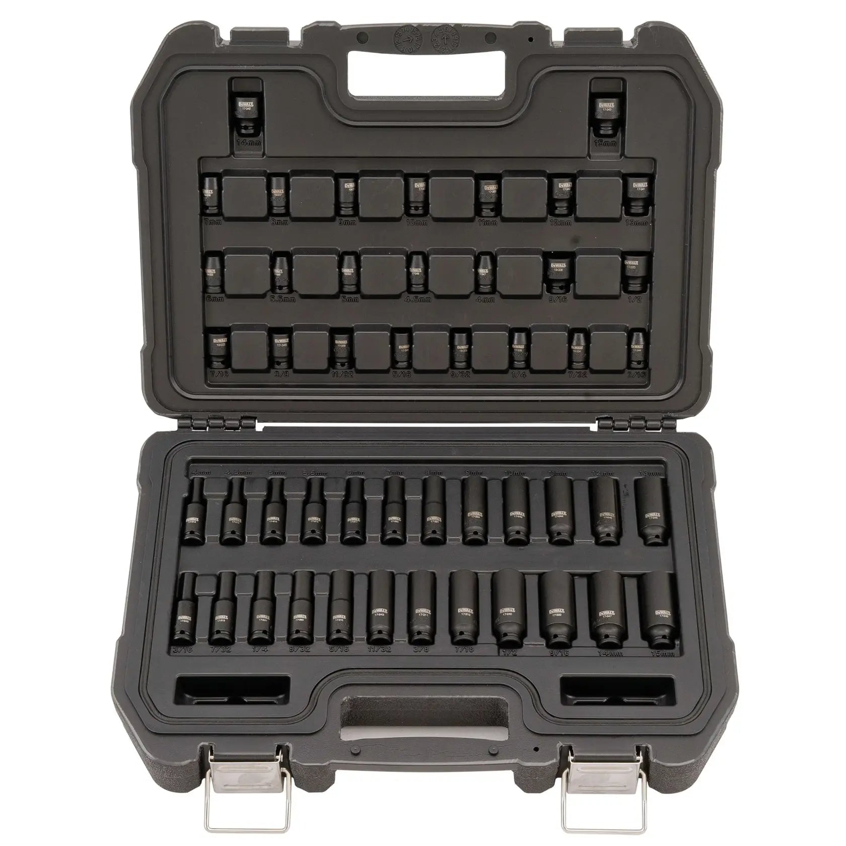 DeWalt DWMT19251 1/4" Drive 48-Piece 6-Point Combination Impact Socket Set - image 2