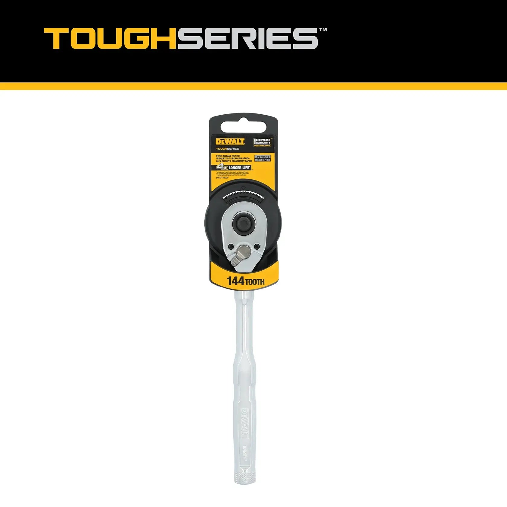 DeWalt DWMT45020 3/8 in. Drive 144T Quick Release Ratchet - image 4