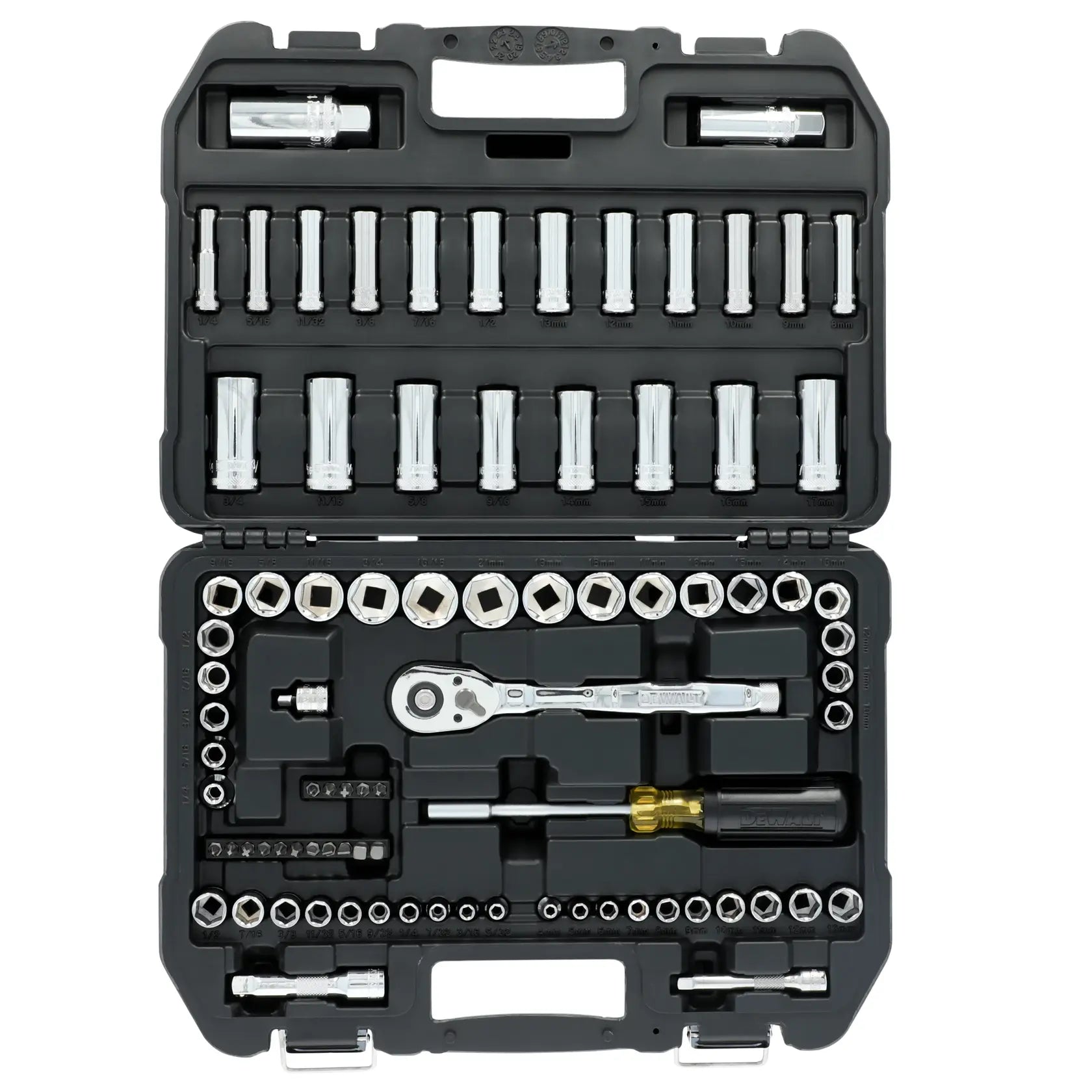 DeWalt DWMT45424 1/4-in. and 3/8-in. Drive Mechanics Tool Set (84-pc.) - image 2