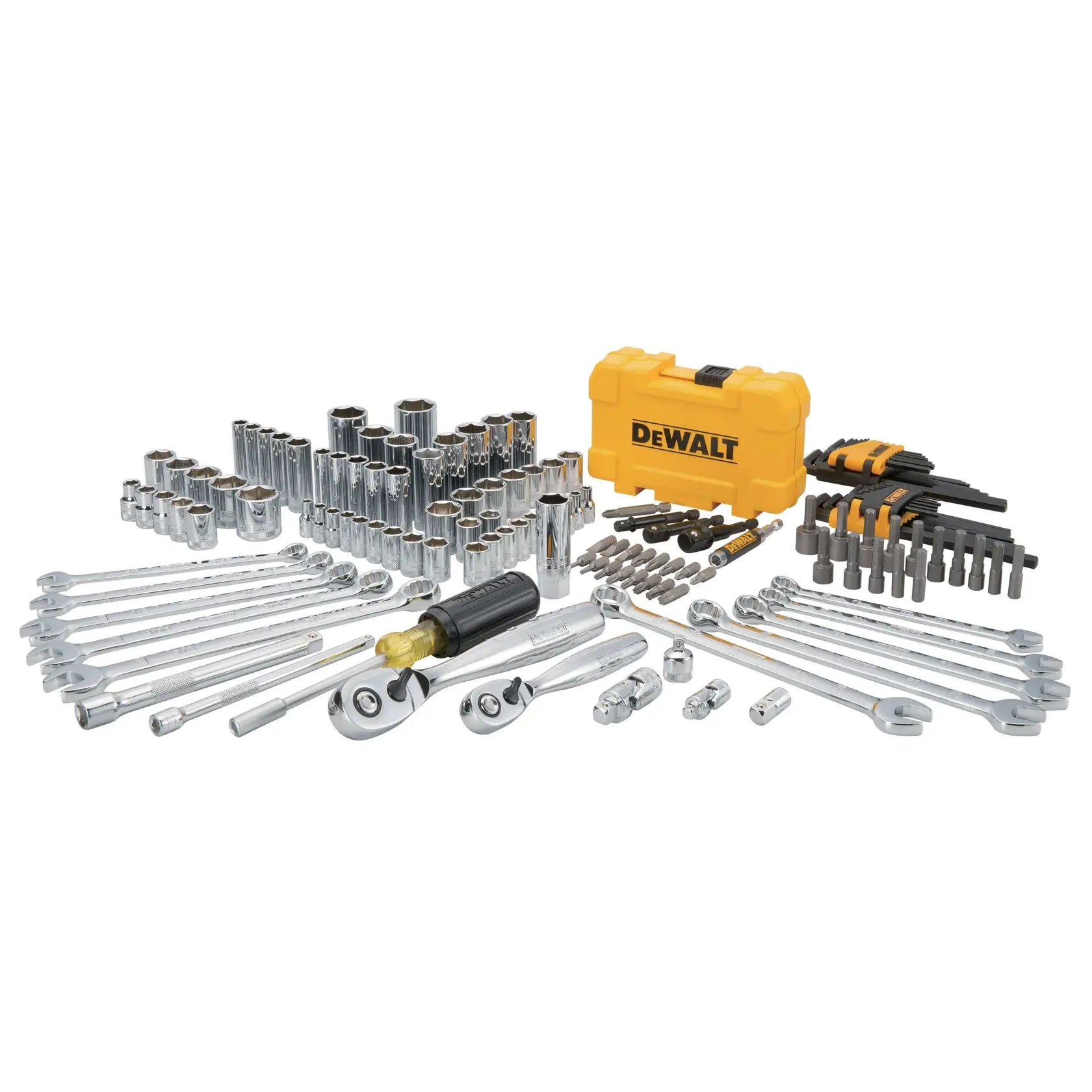 DeWalt DWMT73802 142-Piece 1/4" and 3/8" Drive Mechanics Tool Set - image 3