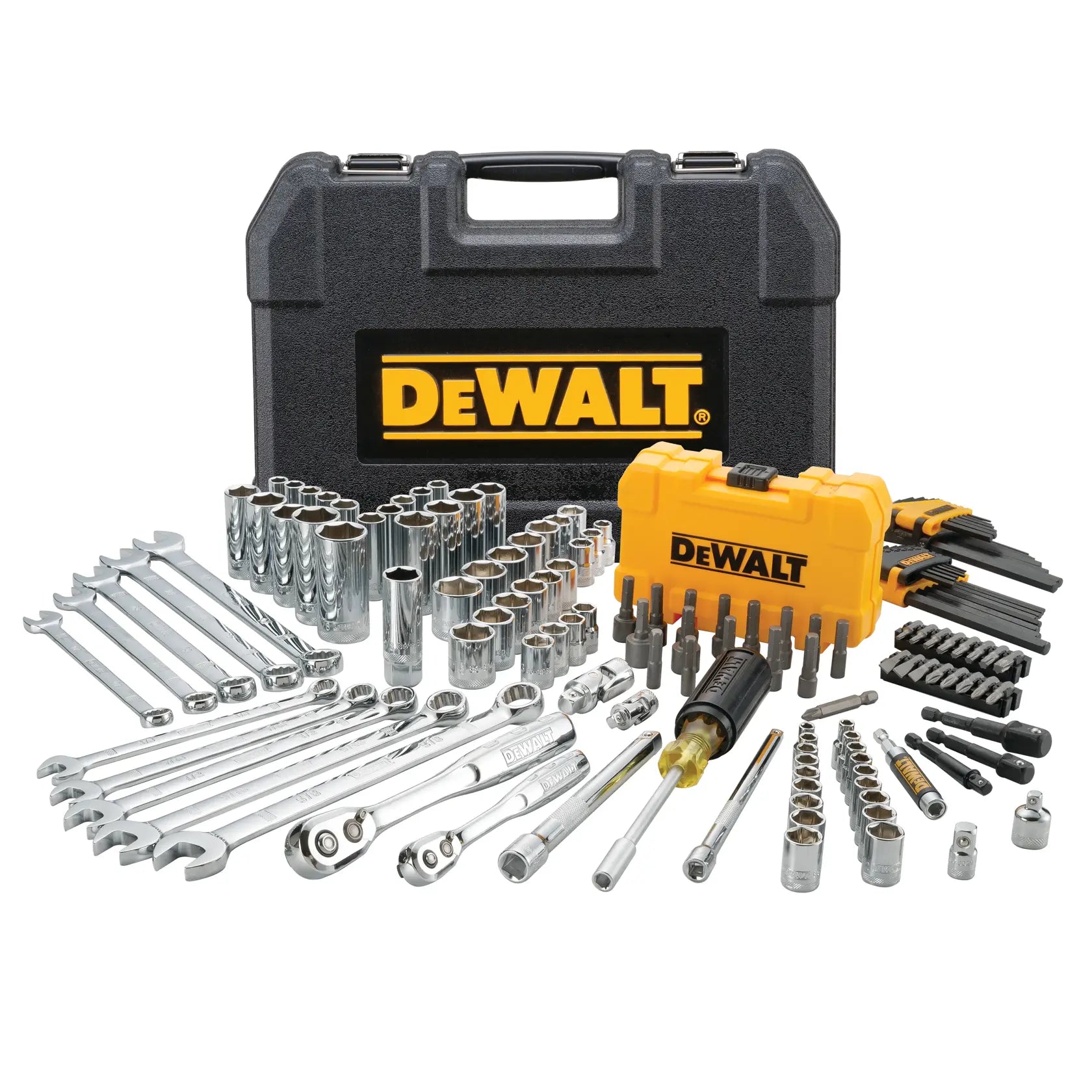 DeWalt DWMT73802 142-Piece 1/4" and 3/8" Drive Mechanics Tool Set - image 2