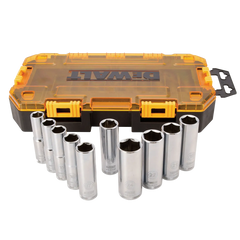DeWalt DWMT73815 1/2" Drive Deep Metric Socket Set, 10-Piece - image 1
