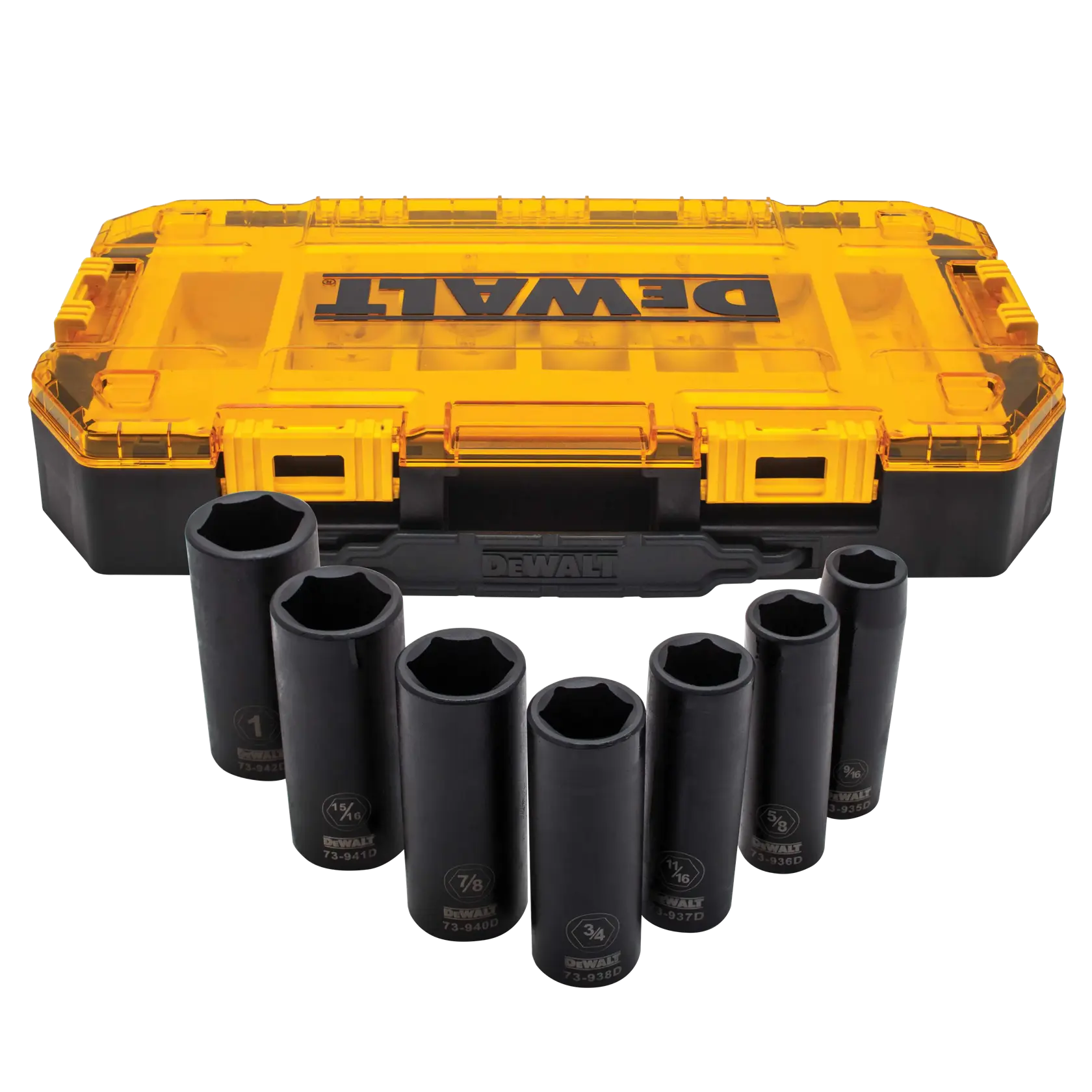 DeWalt DWMT74736 7-Piece 1/2" Drive Deep Impact Socket Set - image 1