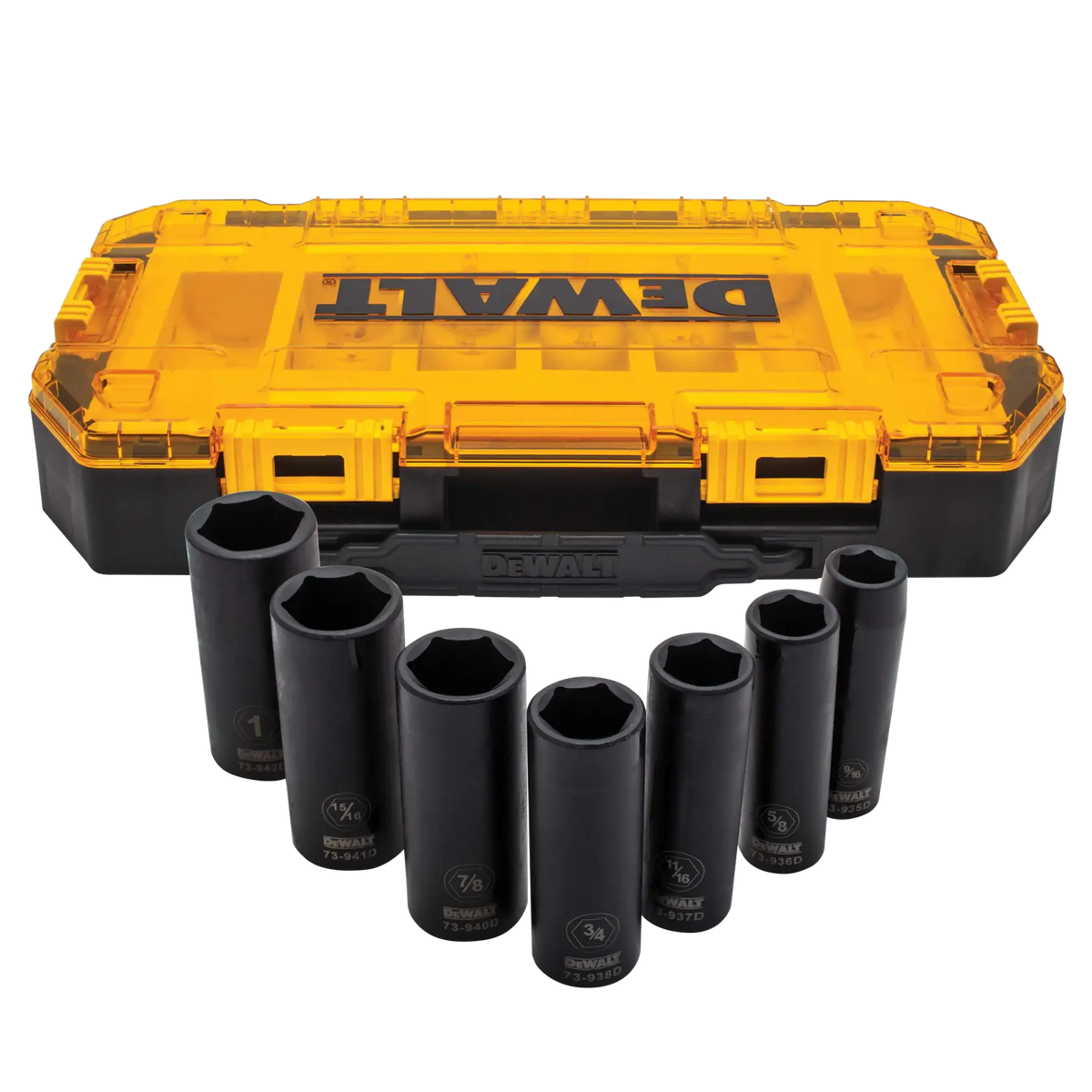 DeWalt DWMT74736 7-Piece 1/2" Drive Deep Impact Socket Set - image 1