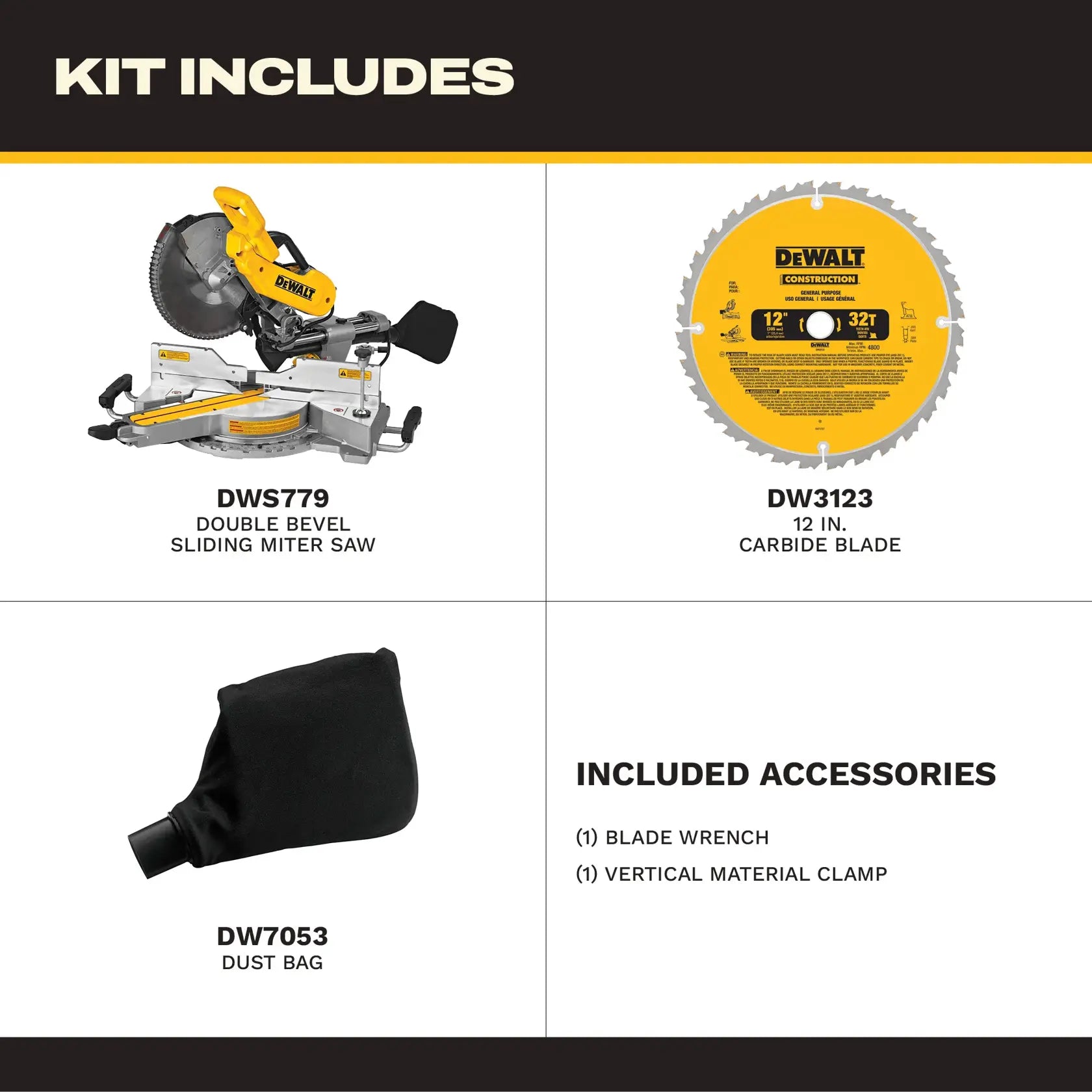 DeWalt DWS779 12 in. Double-Bevel Sliding Compound Miter Saw - image 4