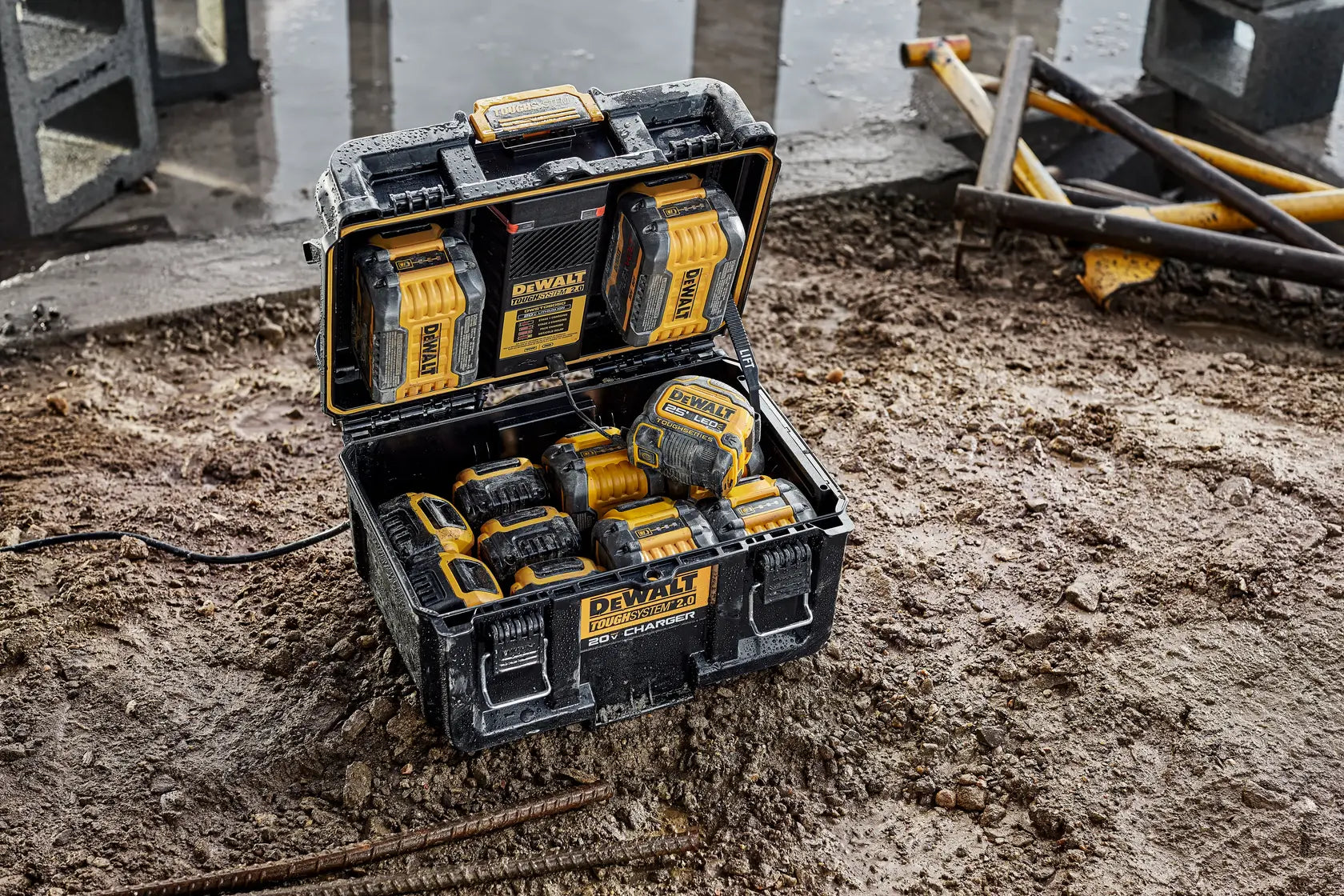 DeWalt DWST08050 TOUGHSYSTEM 2.0 20V MAX Dual Port Charger - image 9