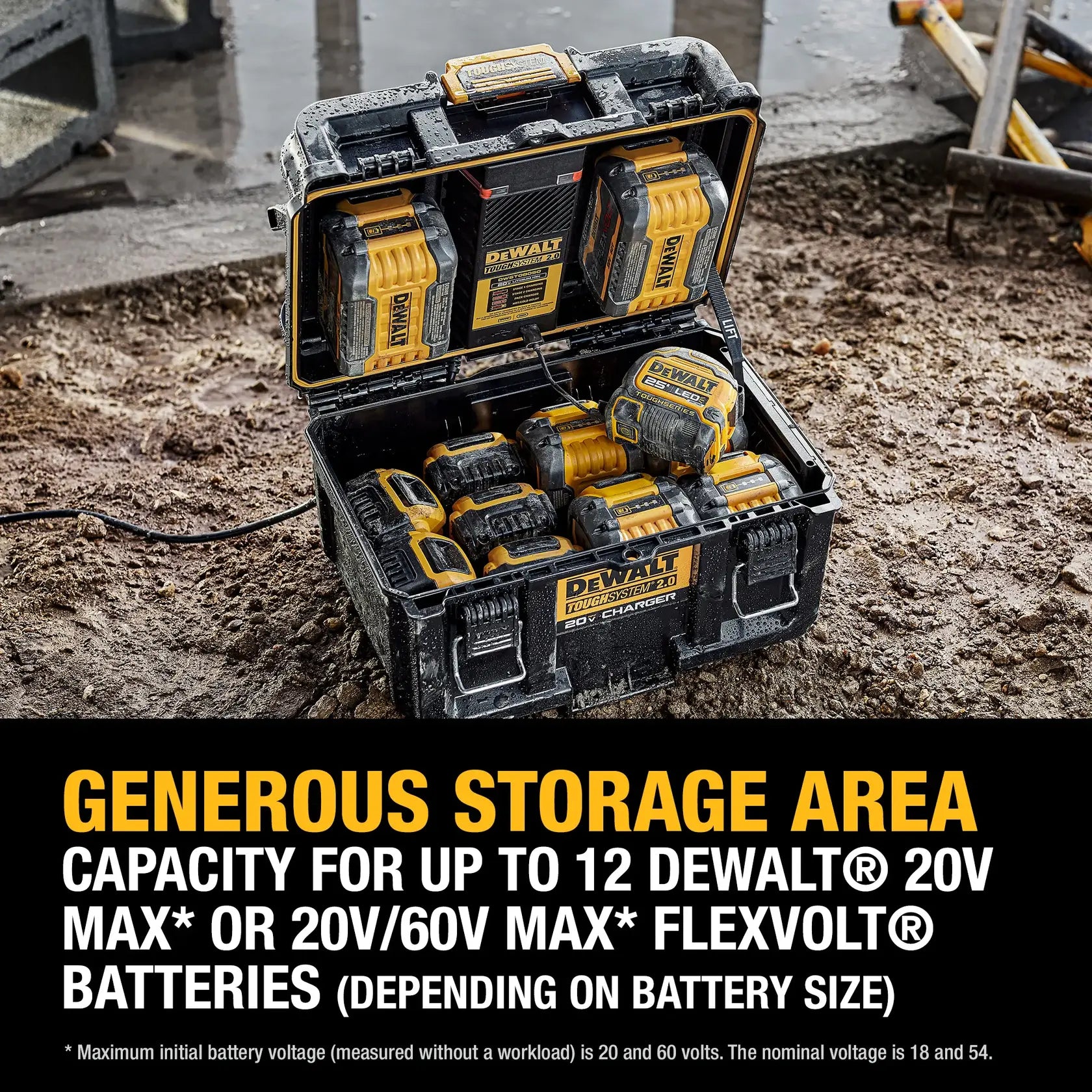 DeWalt DWST08050 TOUGHSYSTEM 2.0 20V MAX Dual Port Charger - image 7
