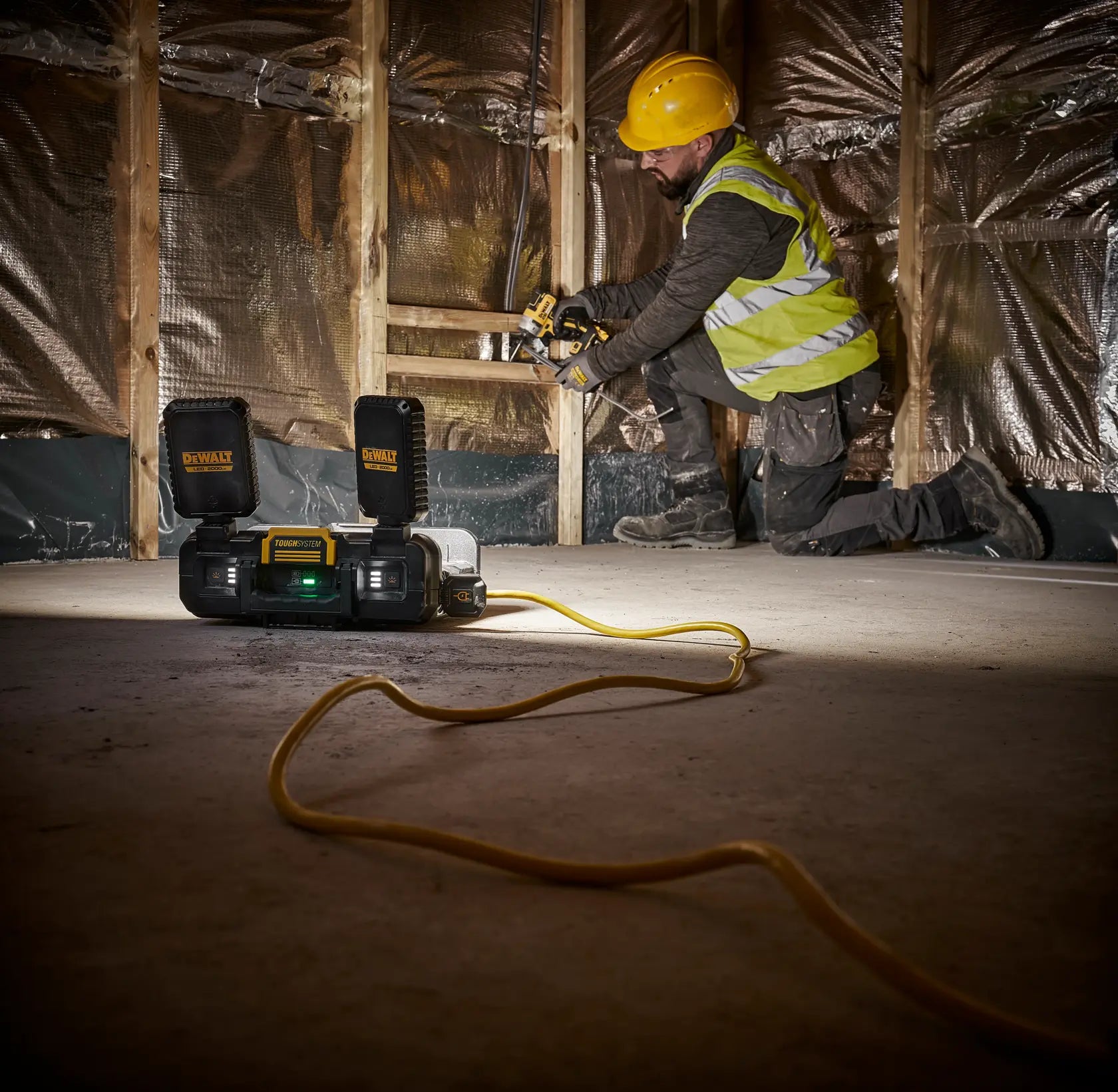 DeWalt DWST08060 TOUGHSYSTEM 2.0 Adjustable Work Light With Storage - image 7