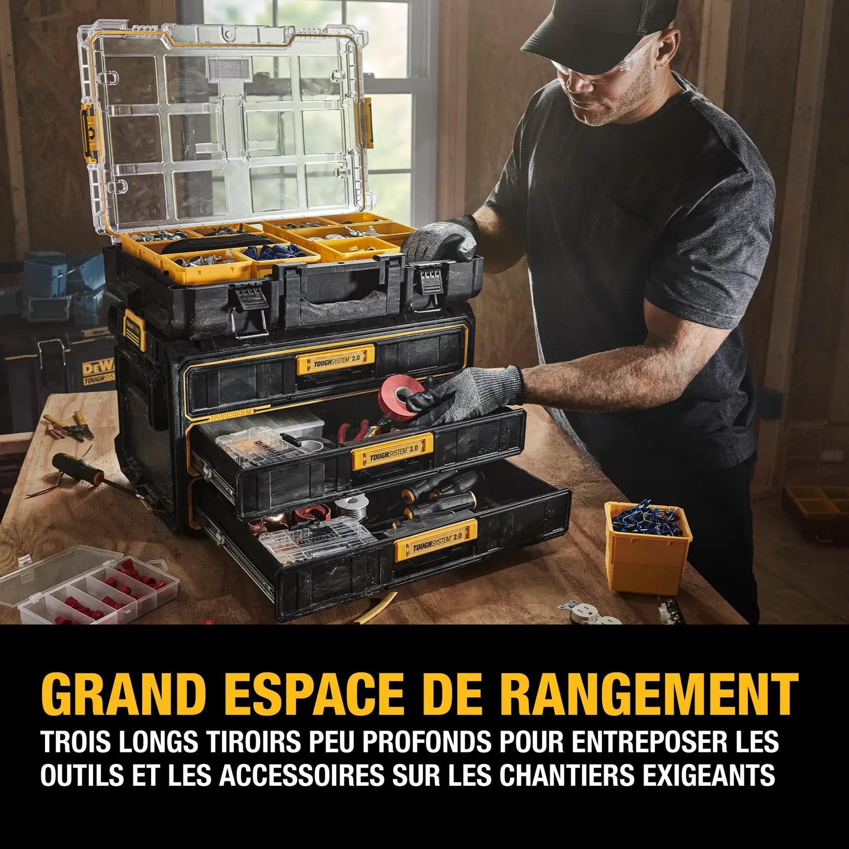 DeWalt DWST08330 TOUGHSYSTEM 2.0 3-Drawer Unit - image 5