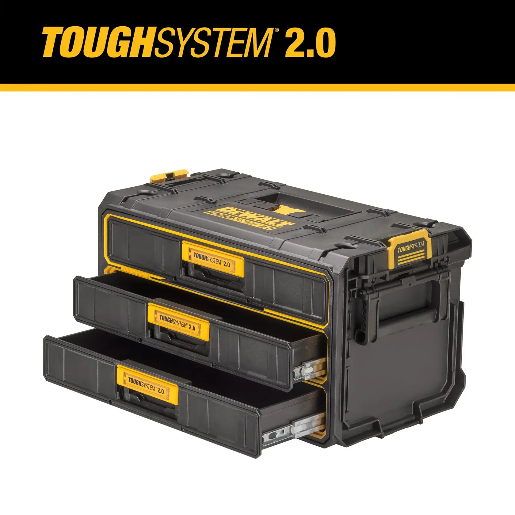 DeWalt DWST08330 TOUGHSYSTEM 2.0 3-Drawer Unit - image 4