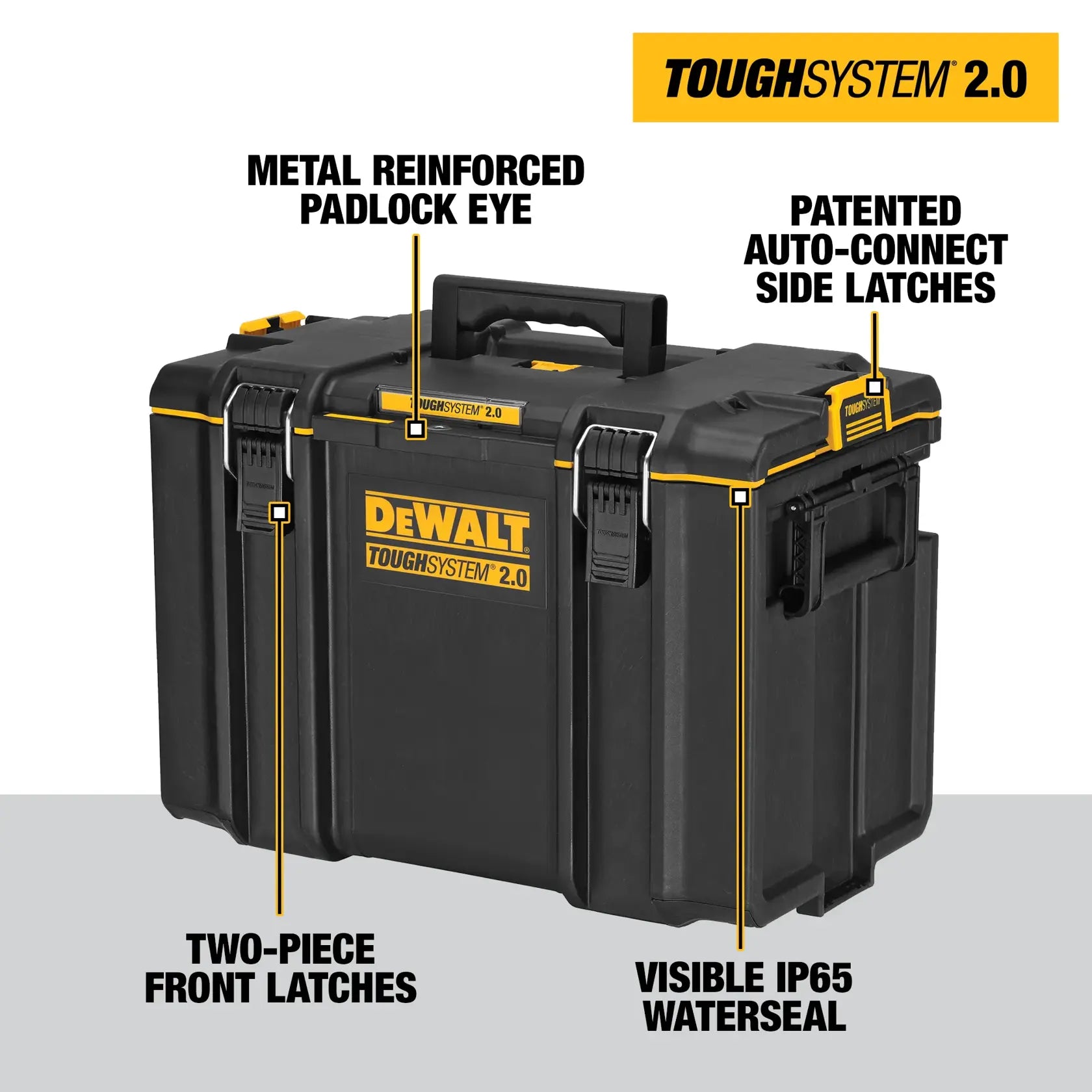DeWalt DWST08400 TOUGHSYSTEM 2.0 Extra Large Toolbox - image 5