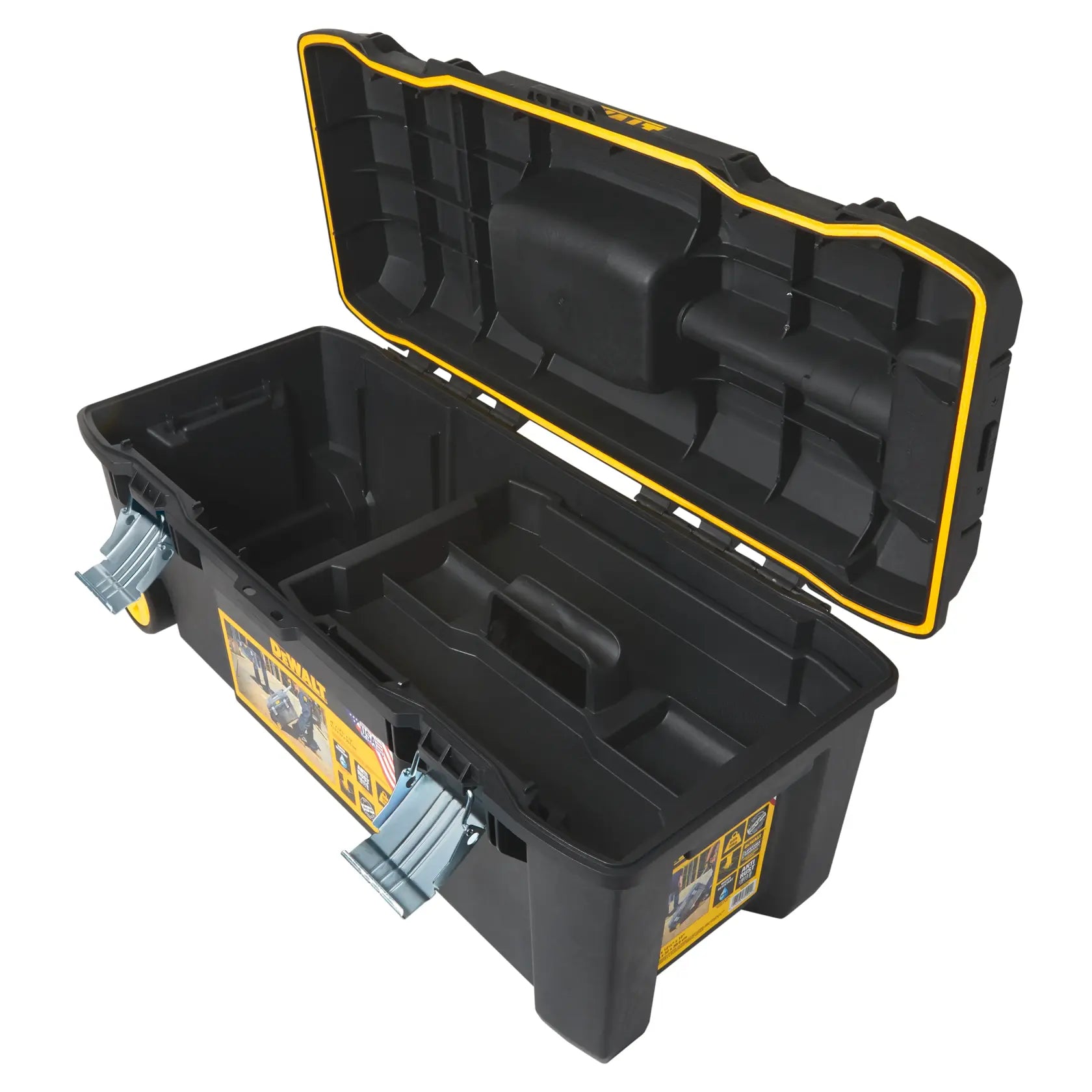DeWalt DWST28100D 28 in. W 12 Gal. Polypropylene Rolling Tool Box - image 2