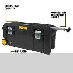 DeWalt DWST28100D 28 in. W 12 Gal. Polypropylene Rolling Tool Box - image 4