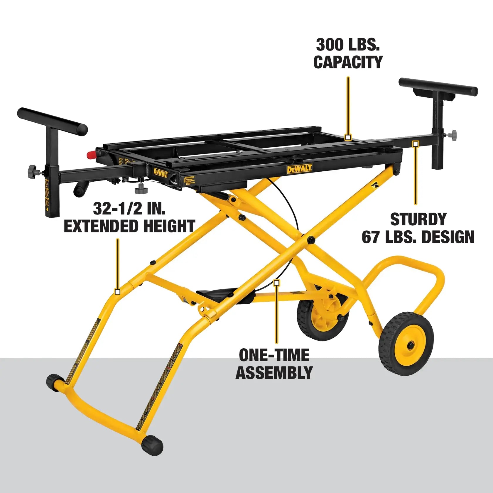 DeWalt DWX726 Rolling Miter Saw Stand - image 4