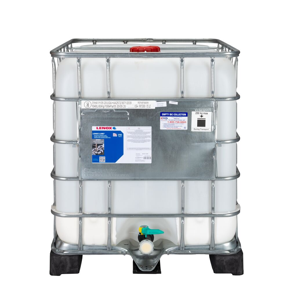 Lenox LX68016 LENOX LUBE® Synthetic MQL Spray Lubricant – 275 Gallon Tote