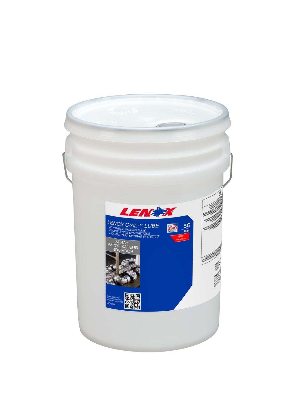 Lenox 68026 C/AL™ Synthetic MQL Spray Lubricant – 5 Gallon Pail