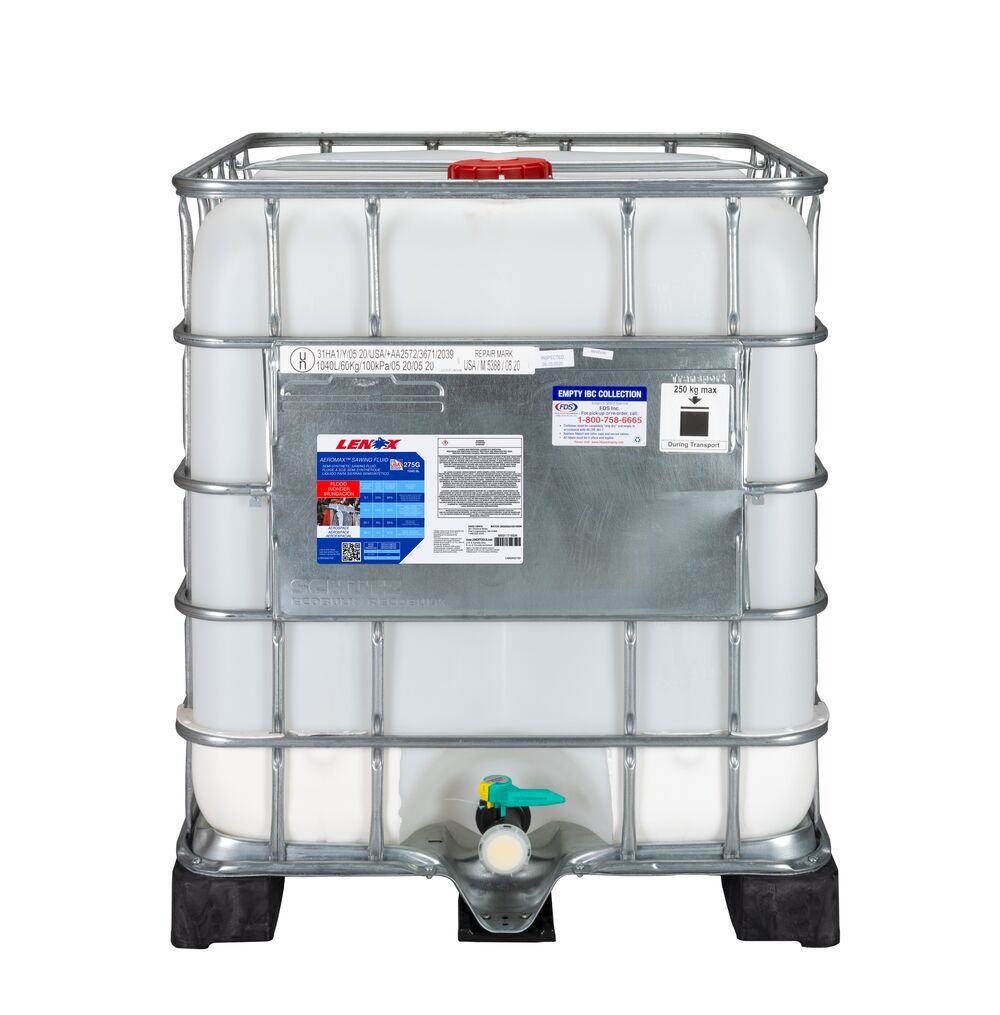 Lenox LXBSAM275G AEROMAX™ Non-Chlorinated Semi-Synthetic Sawing Fluid – 275 Gallon Tote