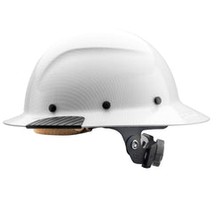 DAX White Carbon Full Brim Hard Hat - Gloss