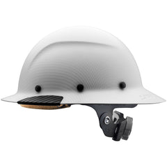 DAX White Carbon Full Brim Hard Hat - Matte