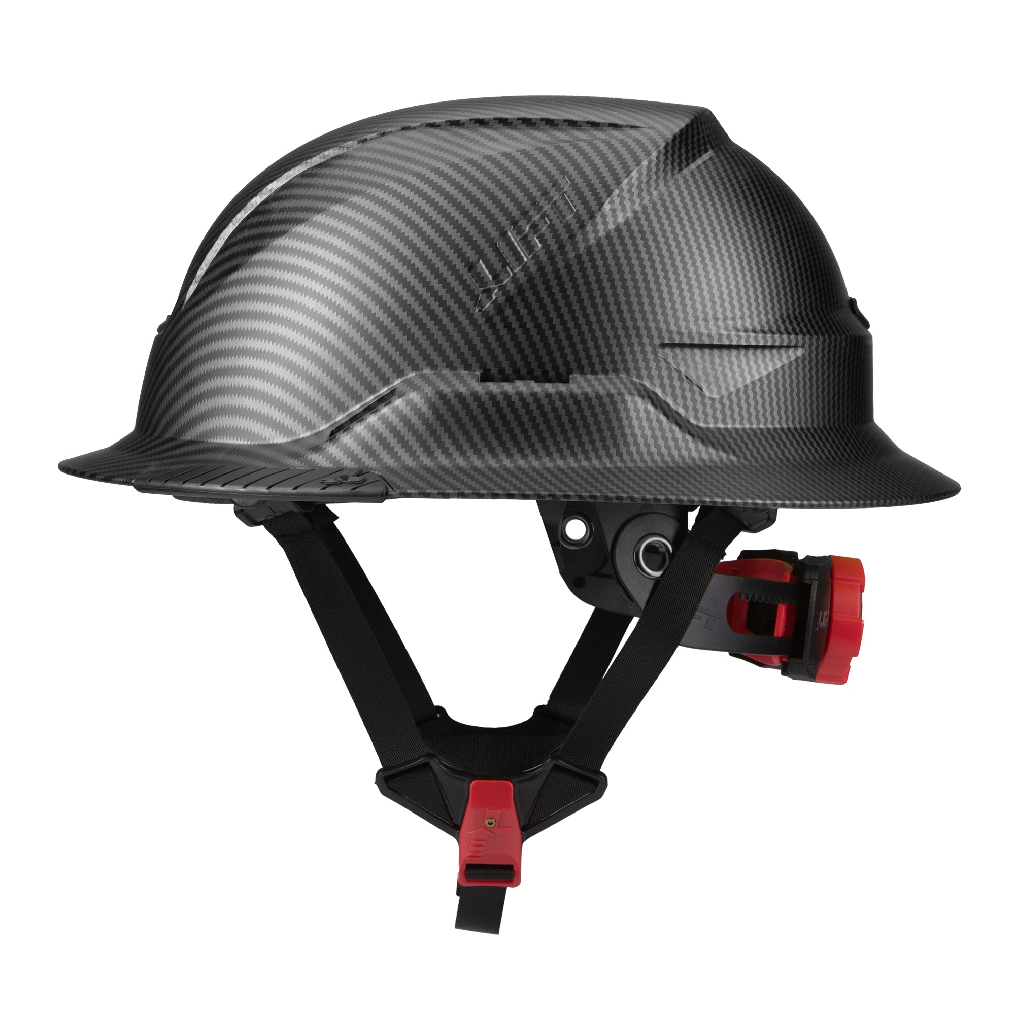 RADIX Full Brim Non-Vented Helmet - Carbon Fiber