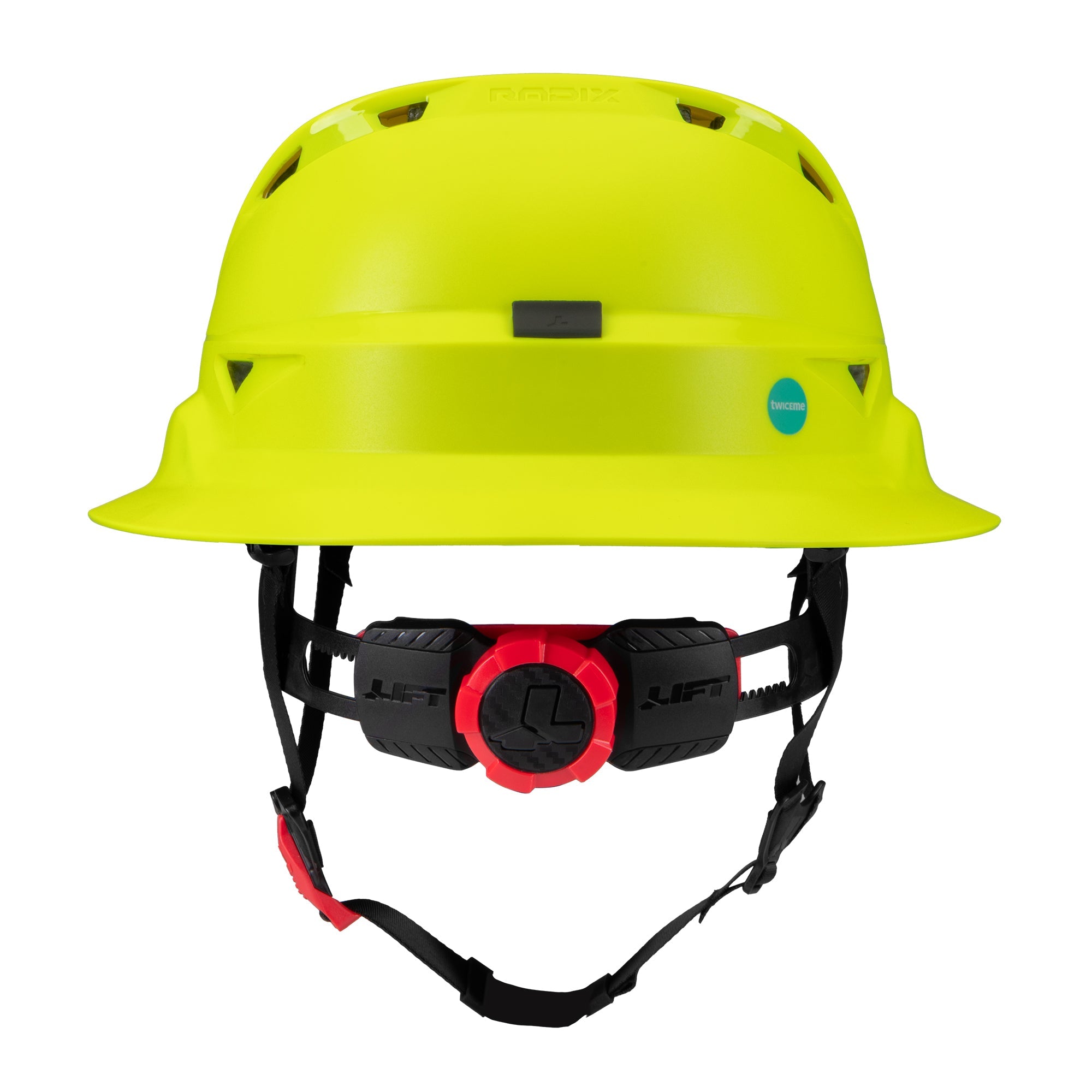RADIX Full Brim Vented Helmet - Hi-Viz