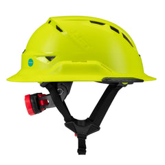 RADIX Full Brim Vented Helmet - Hi-Viz