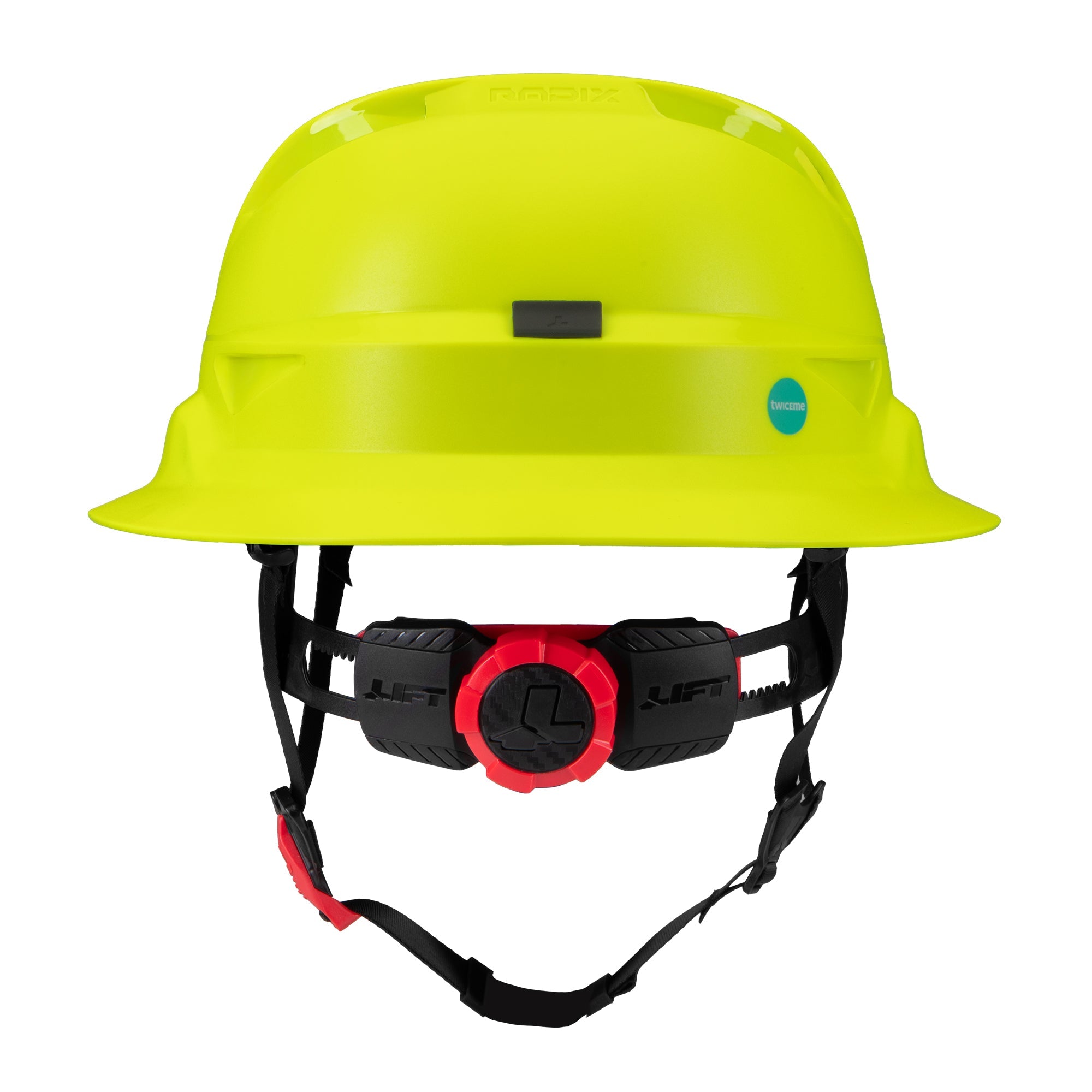 RADIX Full Brim Non-Vented Helmet - Hi-Viz