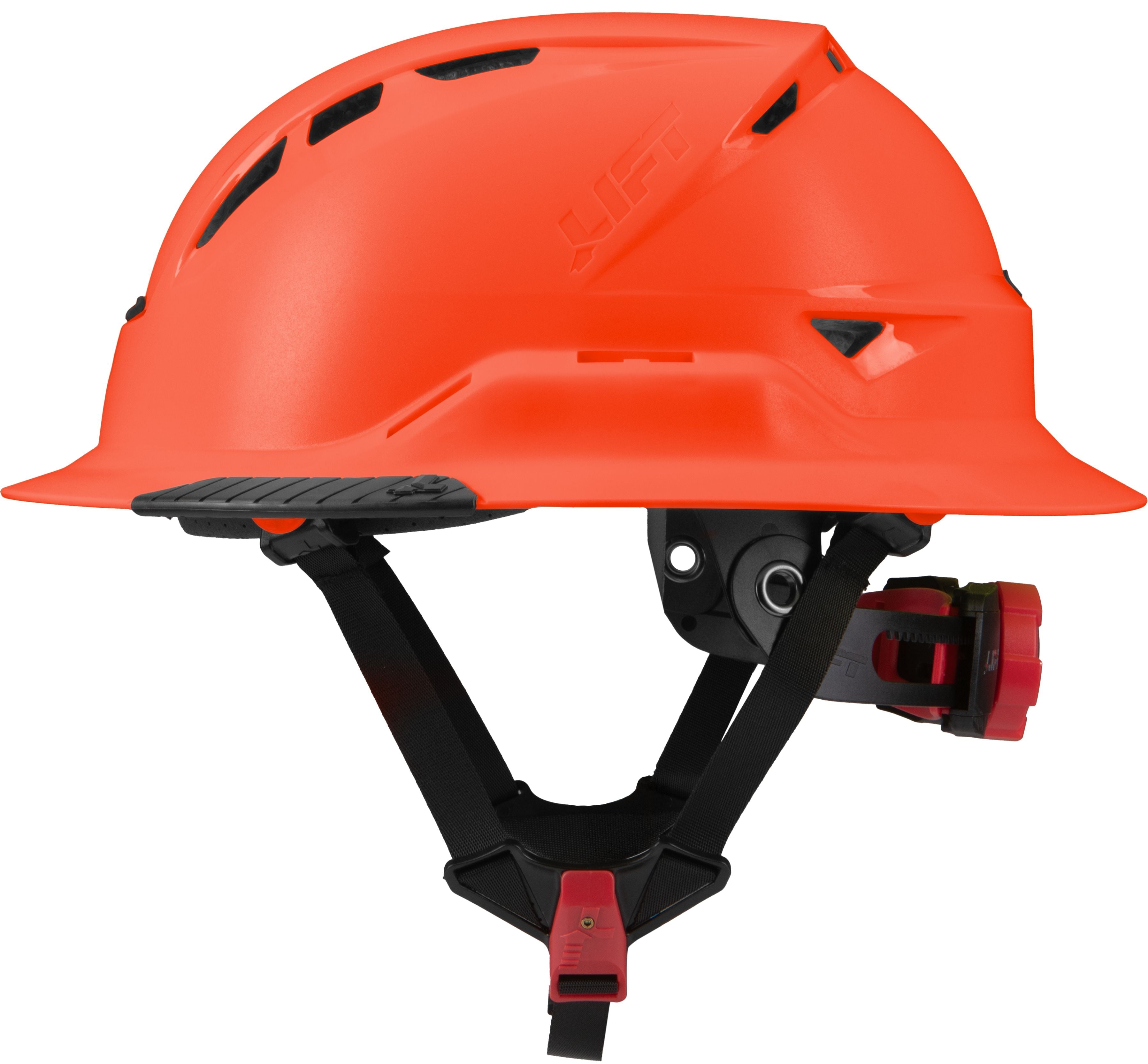 RADIX Full Brim Vented Helmet - Hi-Viz Orange