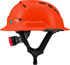 RADIX Full Brim Vented Helmet - Hi-Viz Orange
