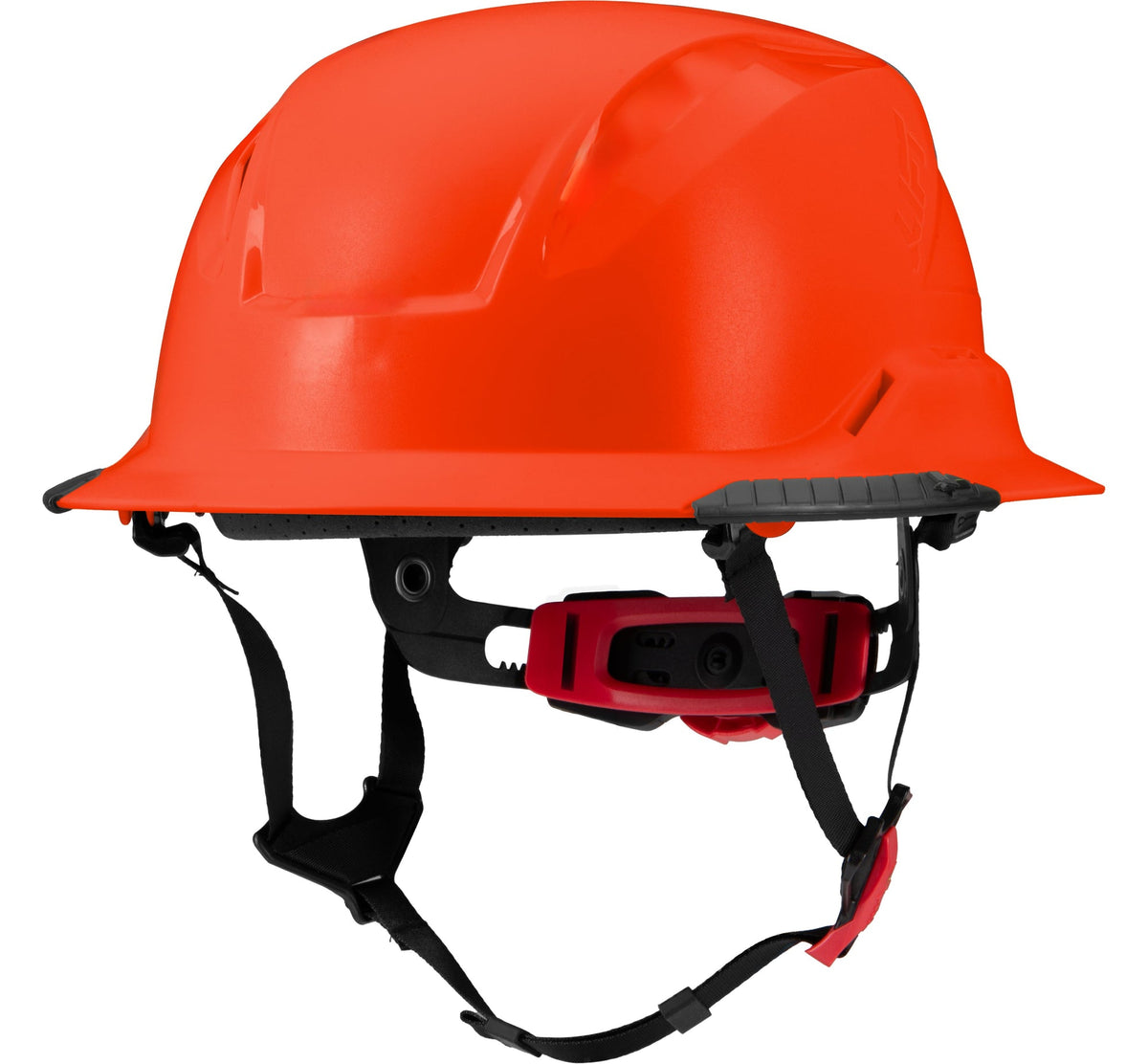 RADIX Full Brim Non-Vented Helmet - Hi-Viz Orange