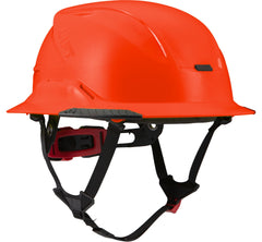 RADIX Full Brim Non-Vented Helmet - Hi-Viz Orange