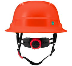RADIX Full Brim Non-Vented Helmet - Hi-Viz Orange