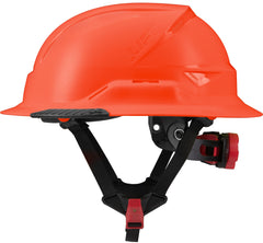 RADIX Full Brim Non-Vented Helmet - Hi-Viz Orange