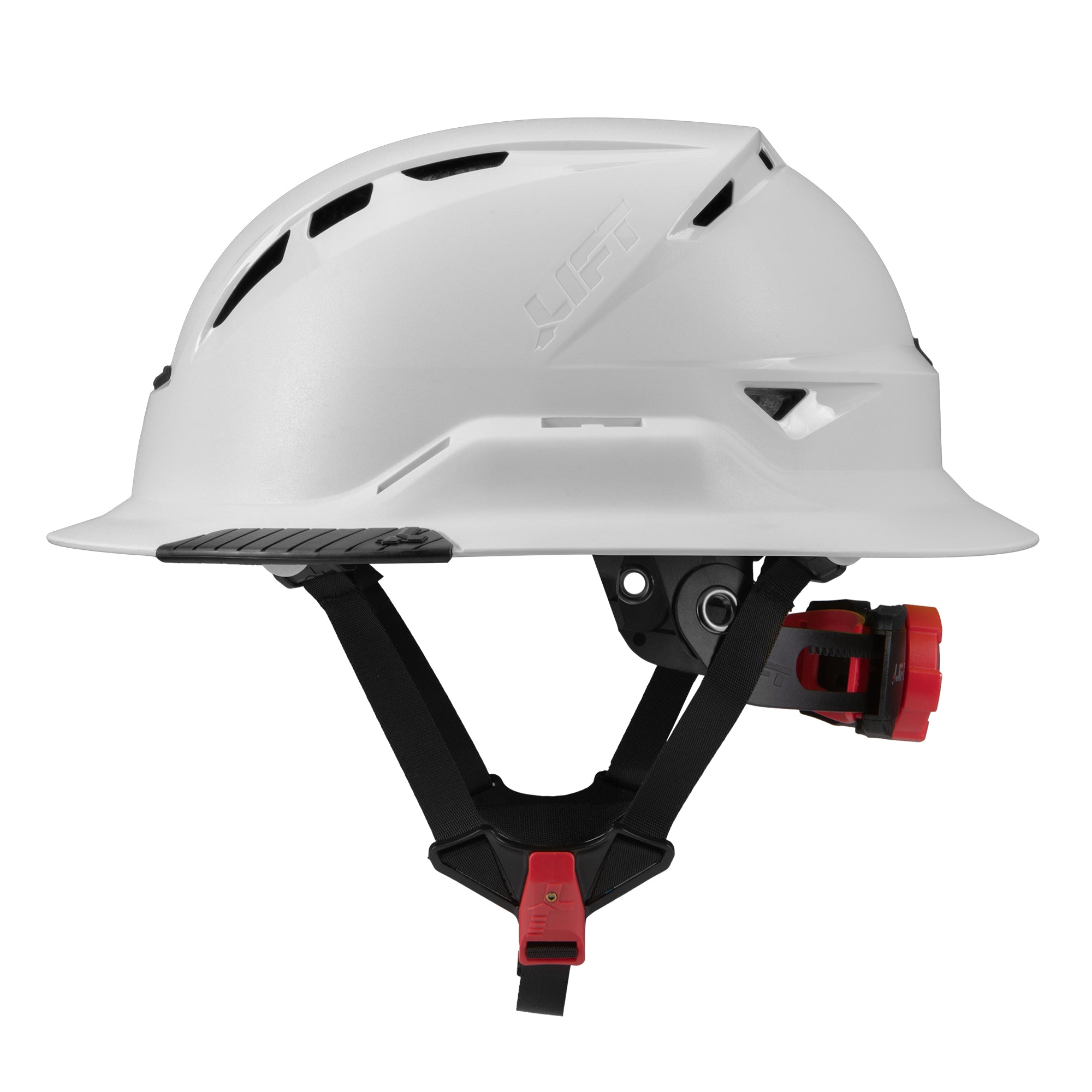 RADIX Full Brim Vented Helmet - White