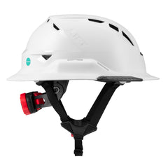 RADIX Full Brim Vented Helmet - White