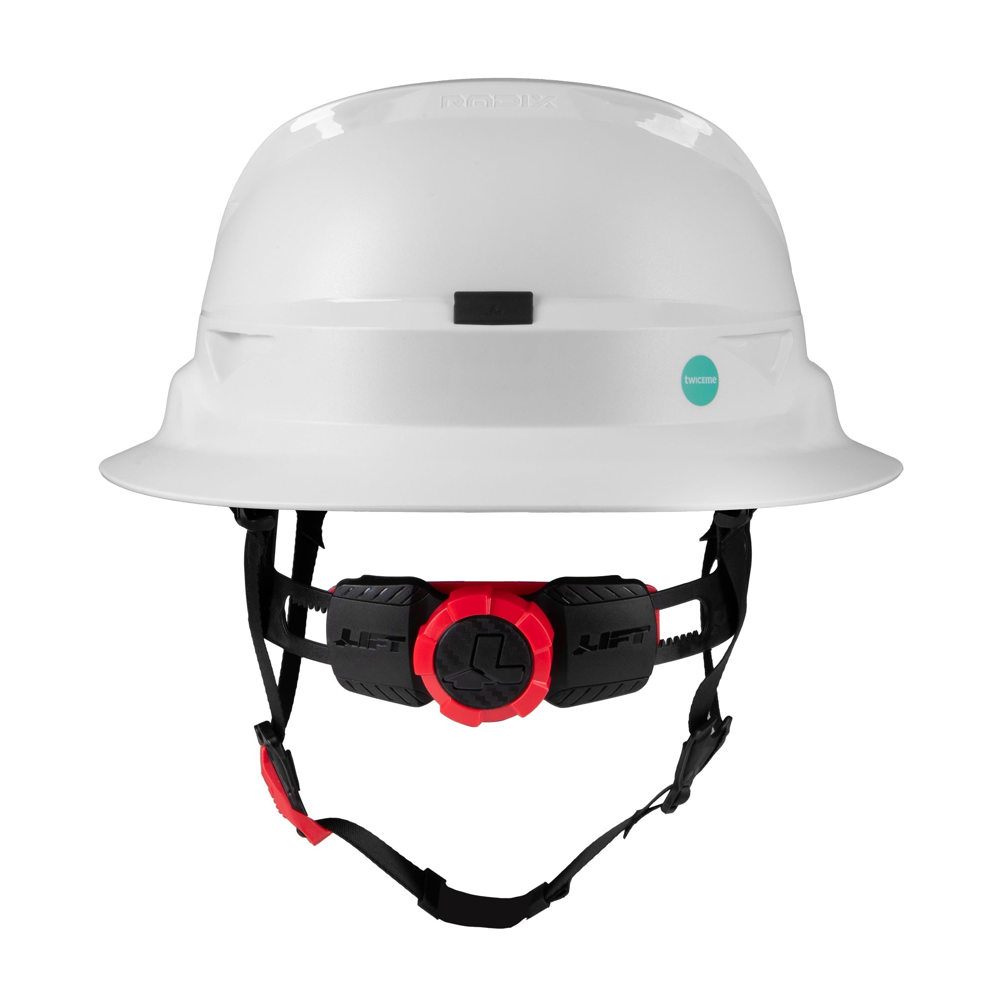 RADIX Full Brim Non-Vented Helmet - White