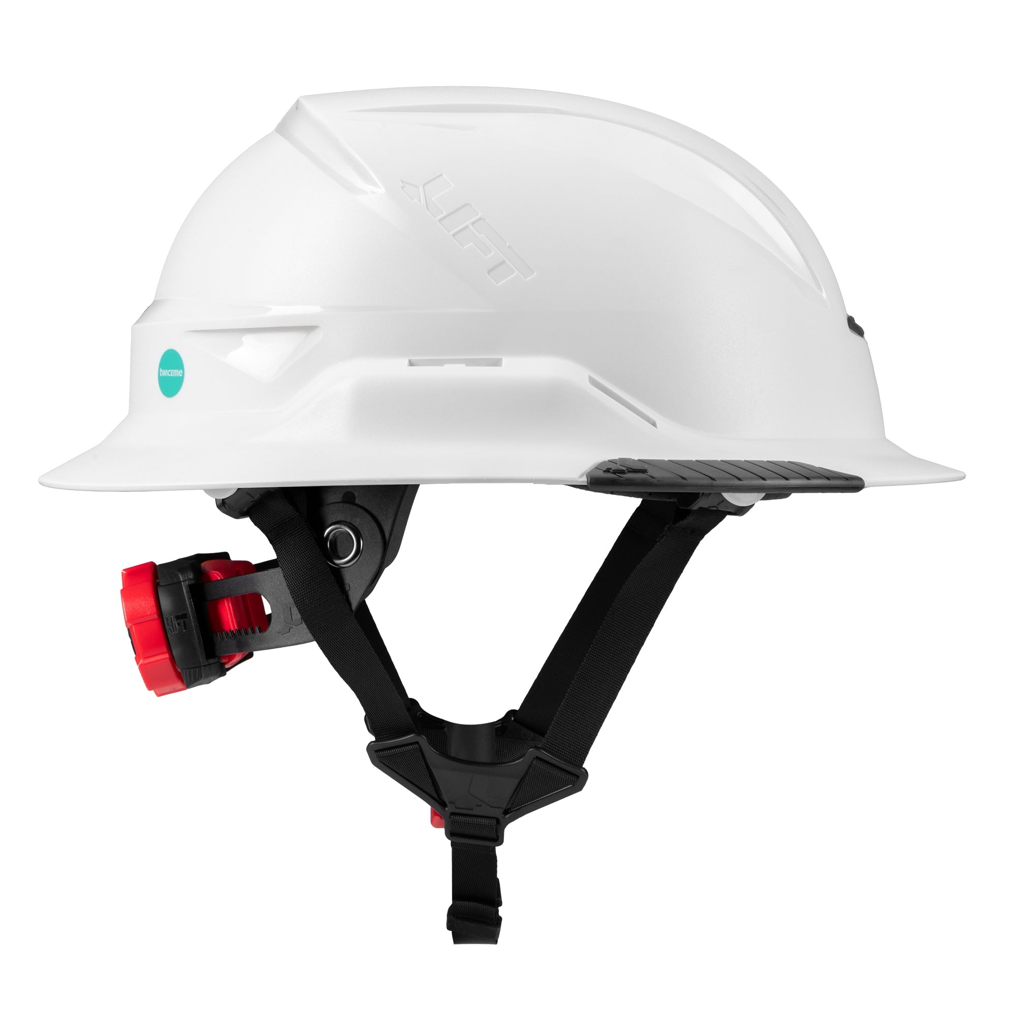 RADIX Full Brim Non-Vented Helmet - White