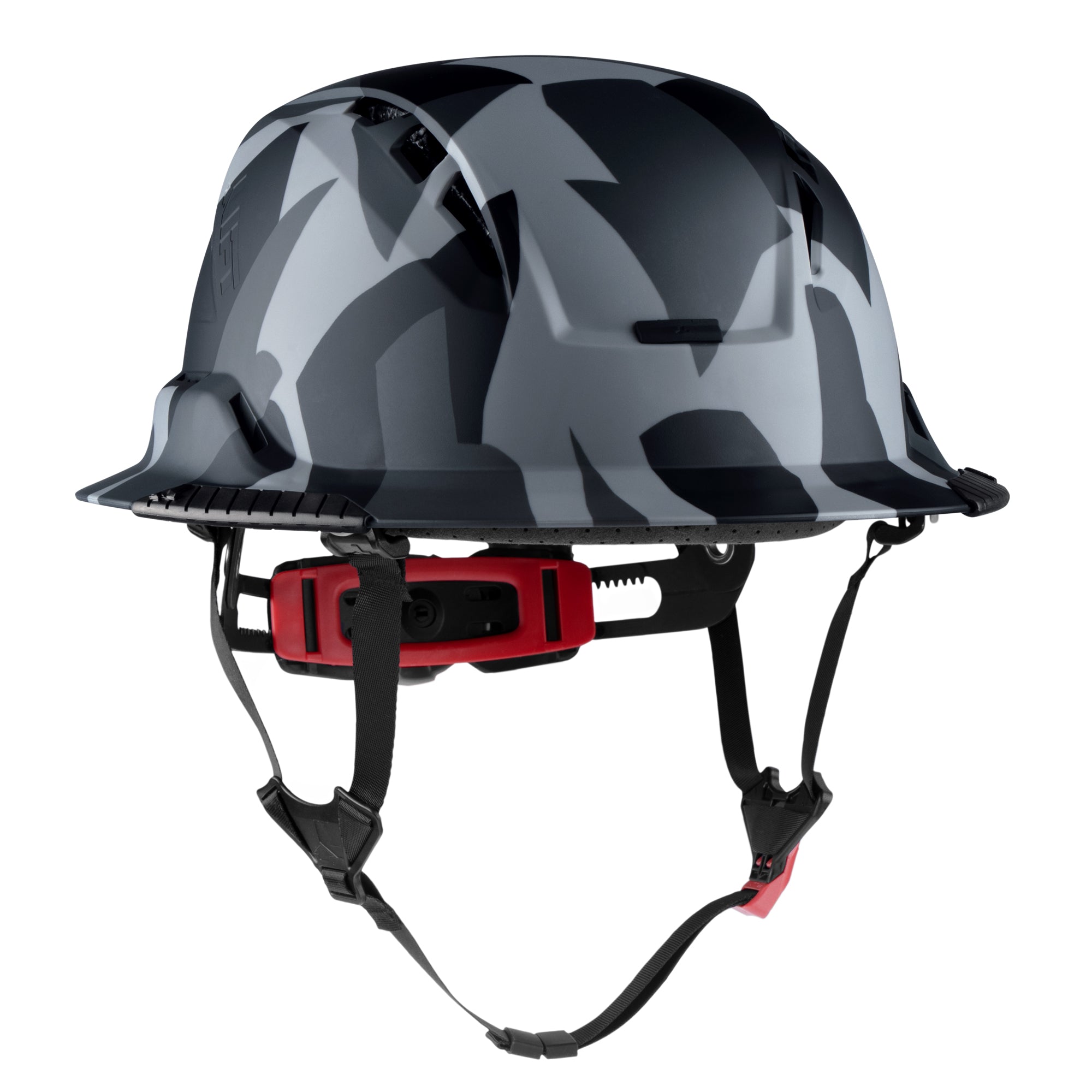 RADIX Full Brim Vented Helmet - Black Geo Camo